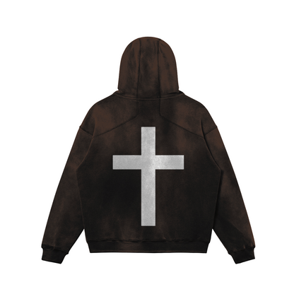 'LEAVE IT ALL UP TO GOD' Heavyweight Hoodie